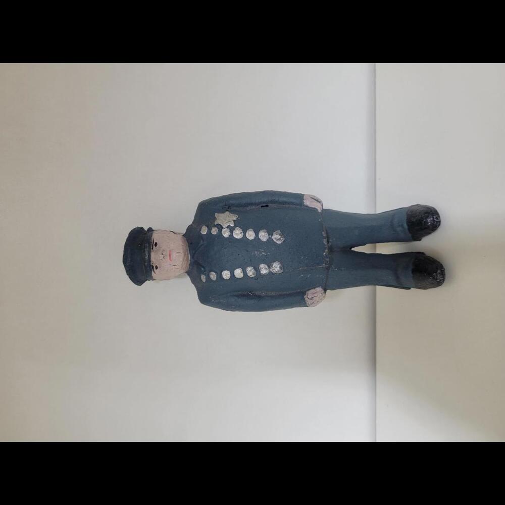 Vintage Police Officer Coin Bank - Arcade Brand